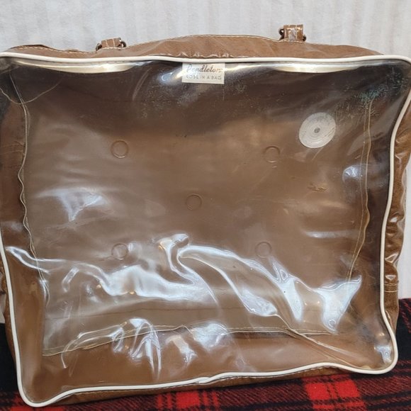 1950s Pendleton Robe In A Bag Designer Throw Blanket Red Black Wool Plaid Fringe - Picture 12 of 16